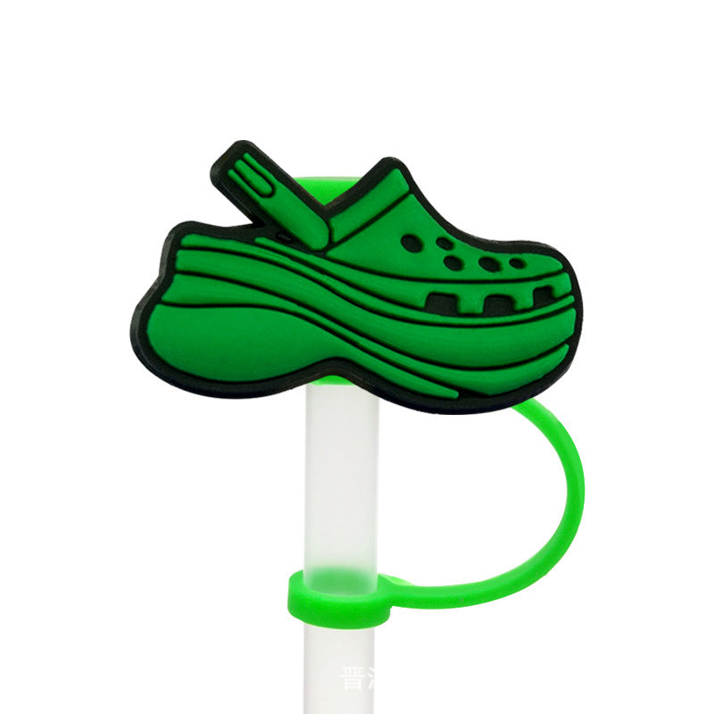 Wholesale 20pcs PVC Rainbow American Straw Tube Cap